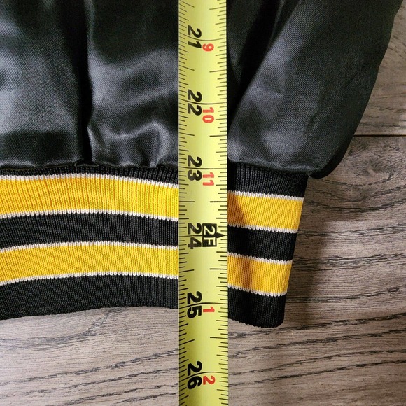 Vintage Pittsburgh Penguins Jacket 1980s Swingster Men’s XL Black Vtg 80s - Picture 6 of 7